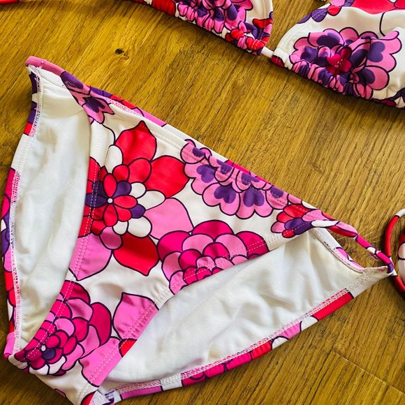 XHILARATION BIKINI S Triangle no padded Floral - Picture 3 of 9